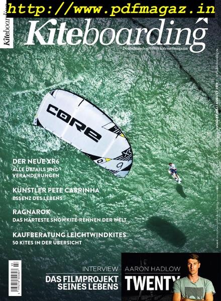 Kiteboarding Germany – Juli 2019 Cover