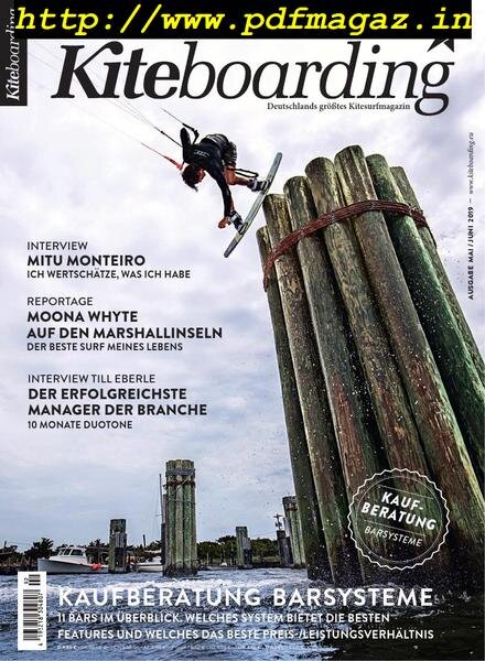 Kiteboarding Germany – Mai 2019 Cover