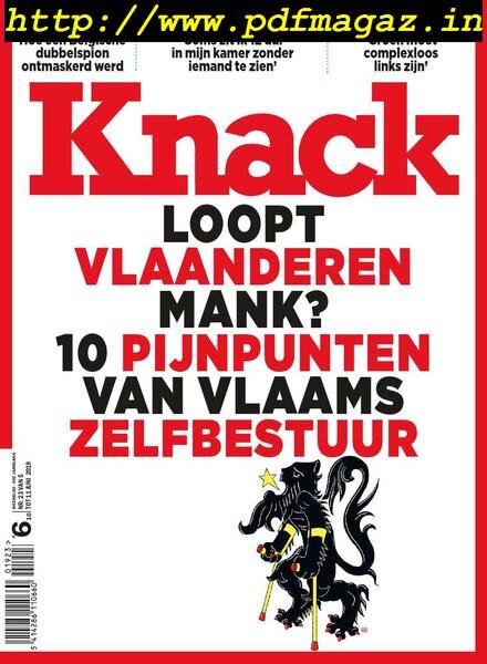 Knack Belgium – 5 Juni 2019 Cover