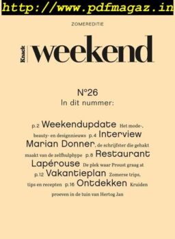 Knack Weekend – 26 Juni 2019