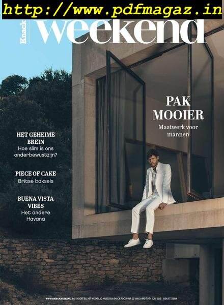 Knack Weekend – 29 Mei 2019 Cover