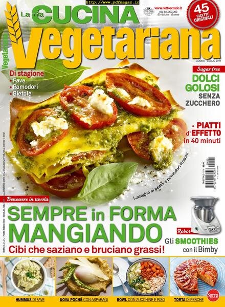 La Mia Cucina Vegetariana – giugno 2019 Cover