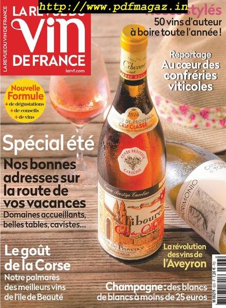La Revue du Vin de France – juillet 2019 Cover