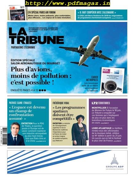 La Tribune – 14 Juin 2019 Cover