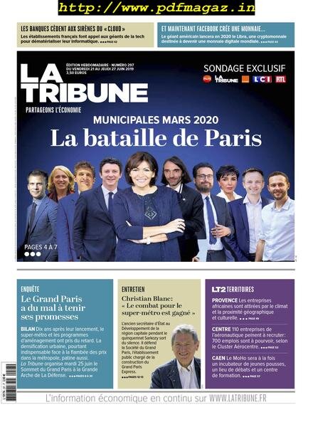 La Tribune – 20 Juin 2019 Cover