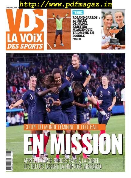 La Voix des Sports Flandres – 10 juin 2019 Cover