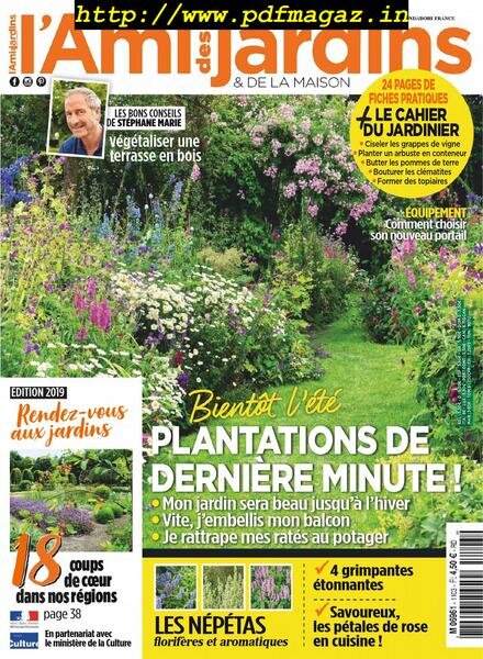 L’Ami des Jardins – juin 2019 Cover