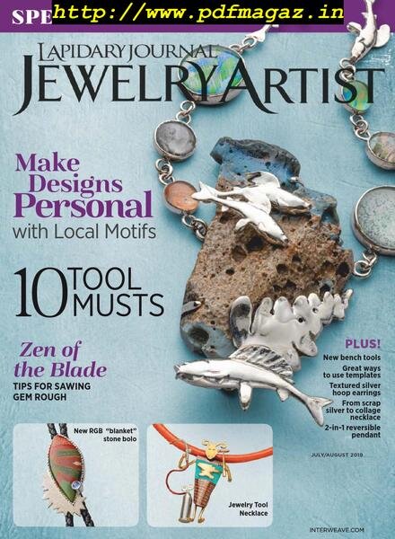 Lapidary Journal Jewelry Artist – July 2019 Cover