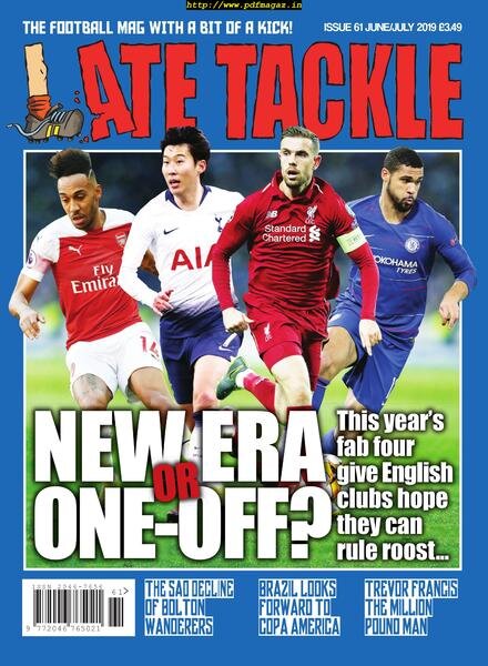 Late Tackle Football – 23 May 2019 Cover