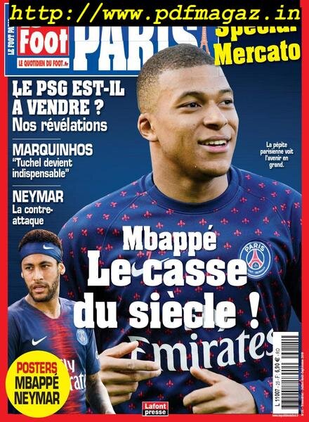 Le Foot Paris Magazine – juillet 2019 Cover