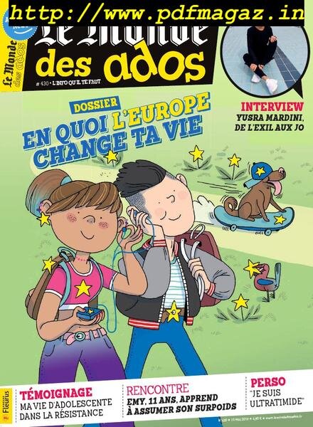 Le Monde des Ados – 15 mai 2019 Cover