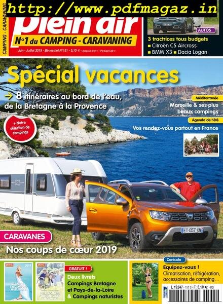 Le Monde du Plein-Air – juillet-aout 2019 Cover