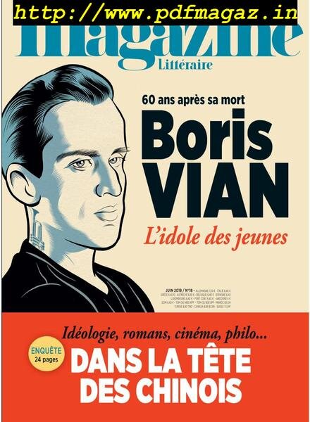 Le Nouveau Magazine Litteraire – juin 2019 Cover