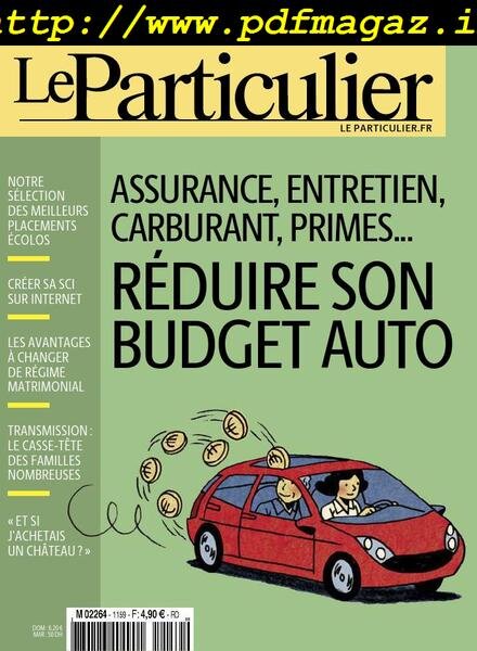 Le Particulier – Juillet-Aout 2019 Cover