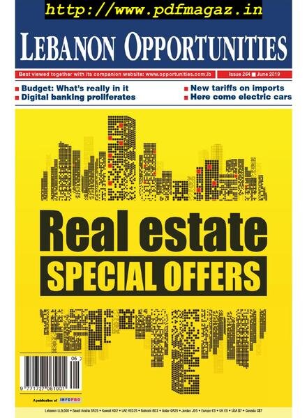 Lebanon Opportunities – June 2019 Cover