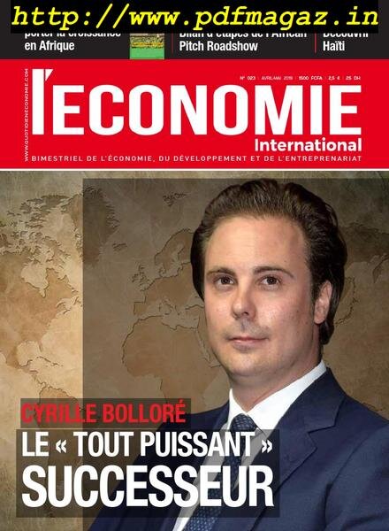 L’Economie International – mai 2019 Cover