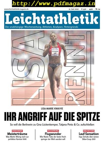 Leichtathletik – 12 Juni 2019 Cover