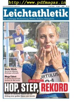 Leichtathletik – 5 Juni 2019
