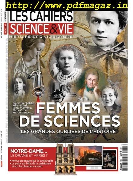 Les Cahiers de Science & Vie – juin 2019 Cover