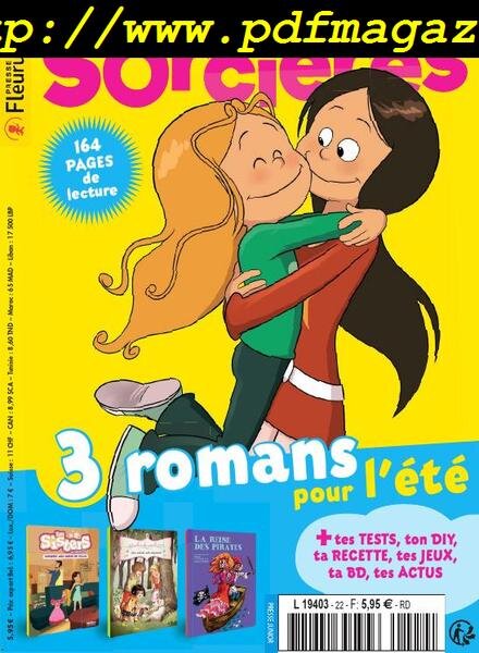 Les Romans des P’tites Sorcieres – juin 2019 Cover