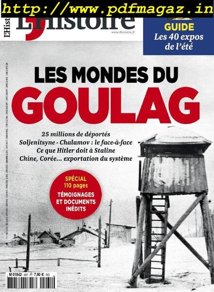 L’Histoire – Juillet-Aout 2019 Cover