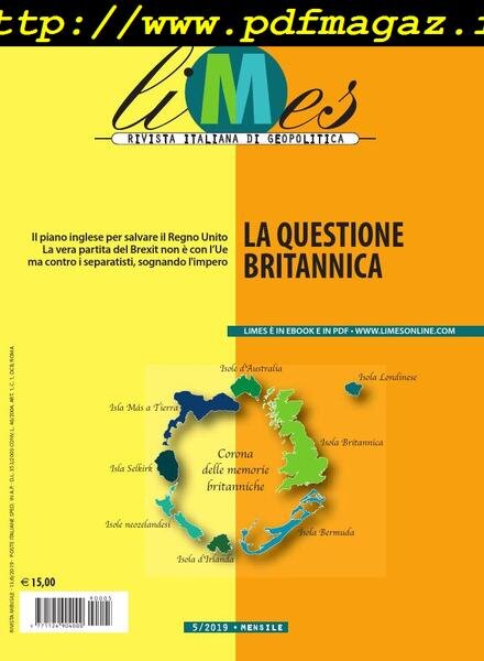 Limes – maggio 2019 Cover