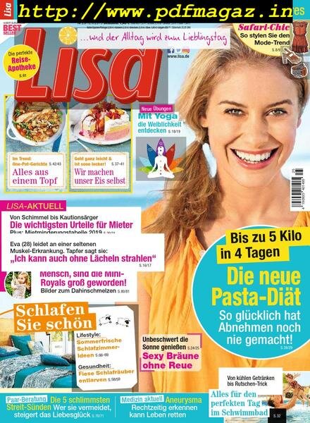 Lisa Germany – 12 Juni 2019 Cover