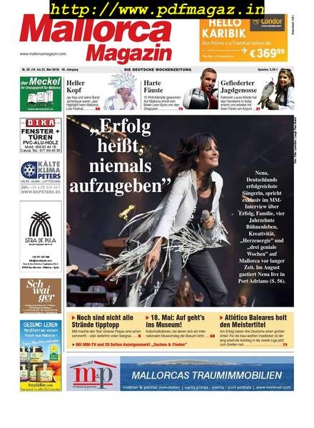 Mallorca Magazin – 16 Mai 2019 Cover