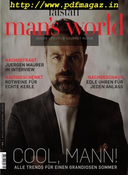 Man’s world – Mai 2019 Cover