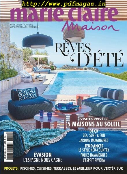 Marie Claire Maison France – juillet 2019 Cover