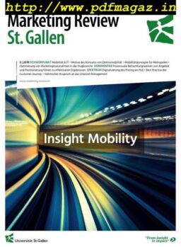 Marketing Review St Gallen – Mai 2019