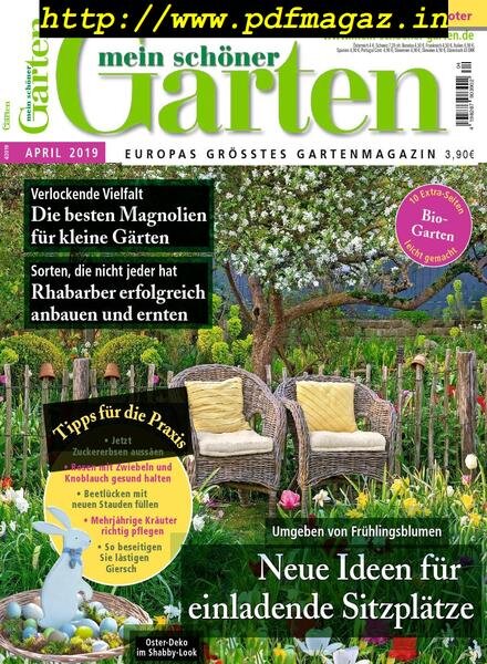 Mein schOner Garten – April 2019 Cover