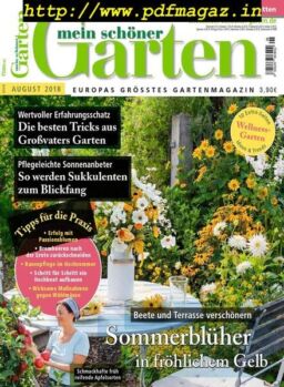 Mein schOner Garten – August 2018