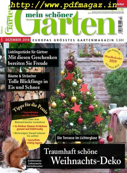 Mein schOner Garten – Dezember 2018 Cover
