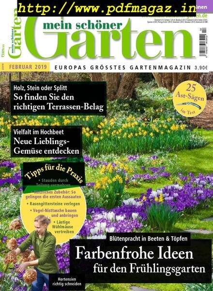 Mein schOner Garten – Februar 2019 Cover