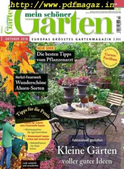 Mein schOner Garten – Oktober 2018
