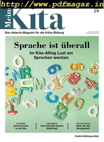 Meine Kita – Mai-Juli 2019 Cover