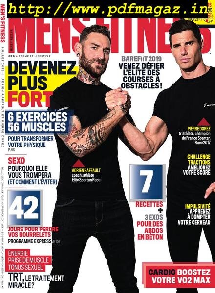 Men’s Fitness France – juillet 2019 Cover
