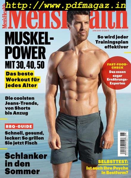 Men’s Health – Mai 2019 Cover