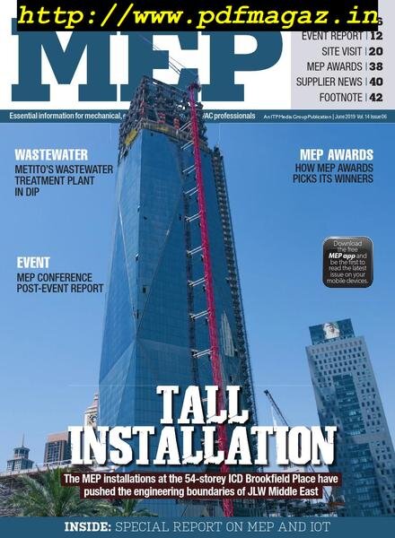 MEP Middle East – June 2019 Cover