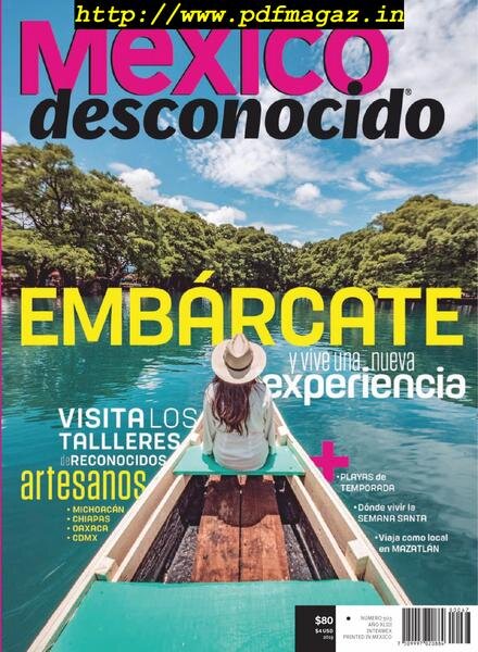 Mexico Desconocido – abril 2019 Cover