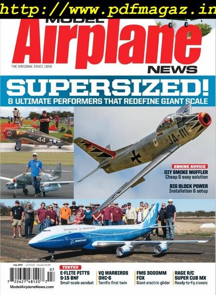 Model Airplane News – July 2019 Cover
