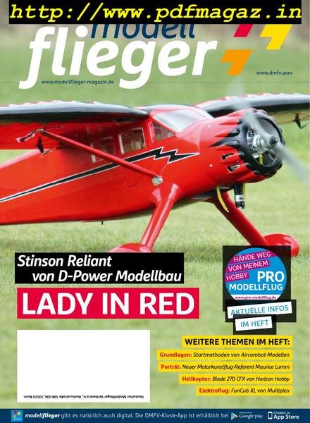 Modellflieger – August 2016 Cover
