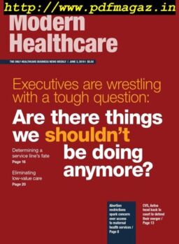 Modern Healthcare – June 03, 2019