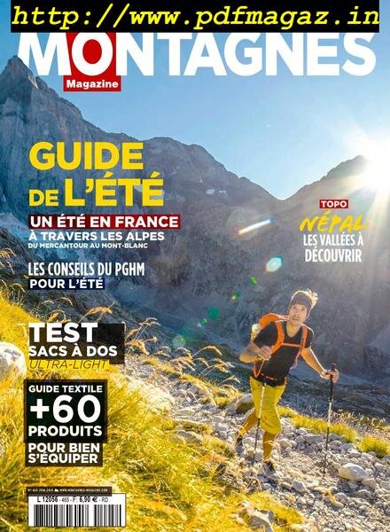 Montagnes Magazine – juin 2019 Cover