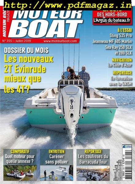 Moteur Boat – juillet 2019 Cover