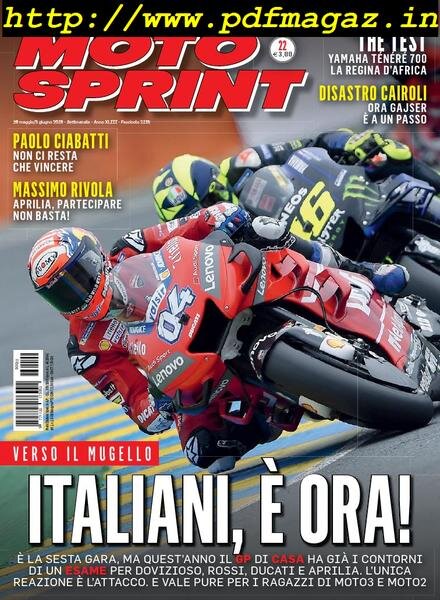 Moto Sprint – 28 Maggio 2019 Cover
