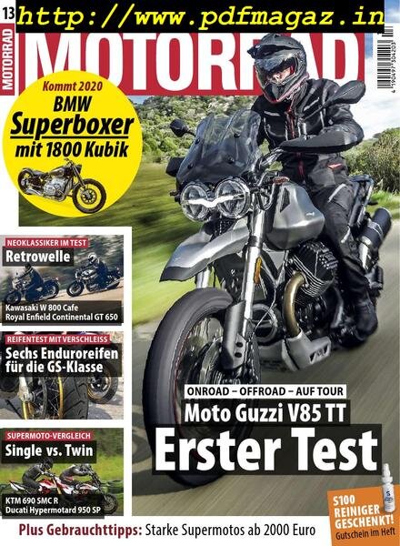 Motorrad – 7 Juni 2019 Cover