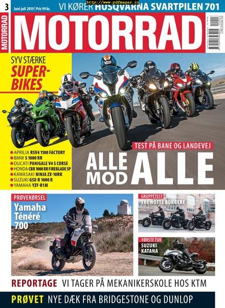 Motorrad Denmark – juni 2019 Cover