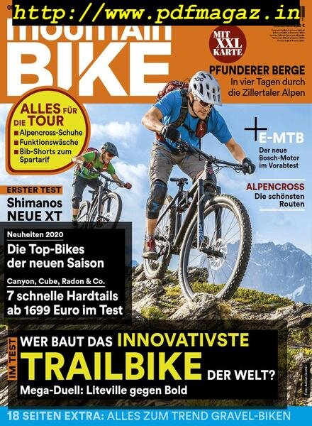 Mountainbike – Juli 2019 Cover